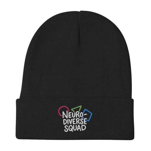 Neurodiverse Squad Embroidered Beanie — beanie, Anti-Planner by Dani Donovan