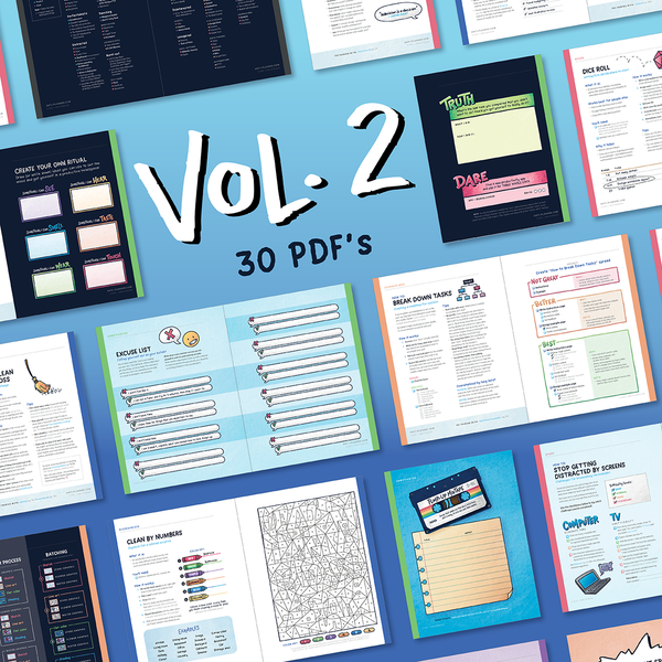 Volume 2 (30 PDFs): Anti-Planner Digital Mini Bundle — PDF download preview