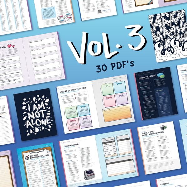 Volume 3 (30 PDFs): Anti-Planner Digital Mini Bundle — PDF download preview