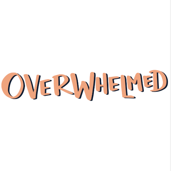 Overwhelmed — Chapter 2 of the Anti-Planner method, in coral orange (for ADHD overwhelm and burnout)