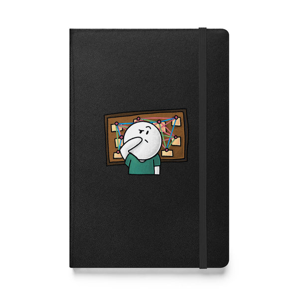 4.2: Difficulty Prioritizing Hardcover Bound Notebook — notebook front cover, Anti-Planner design by Dani Donovan