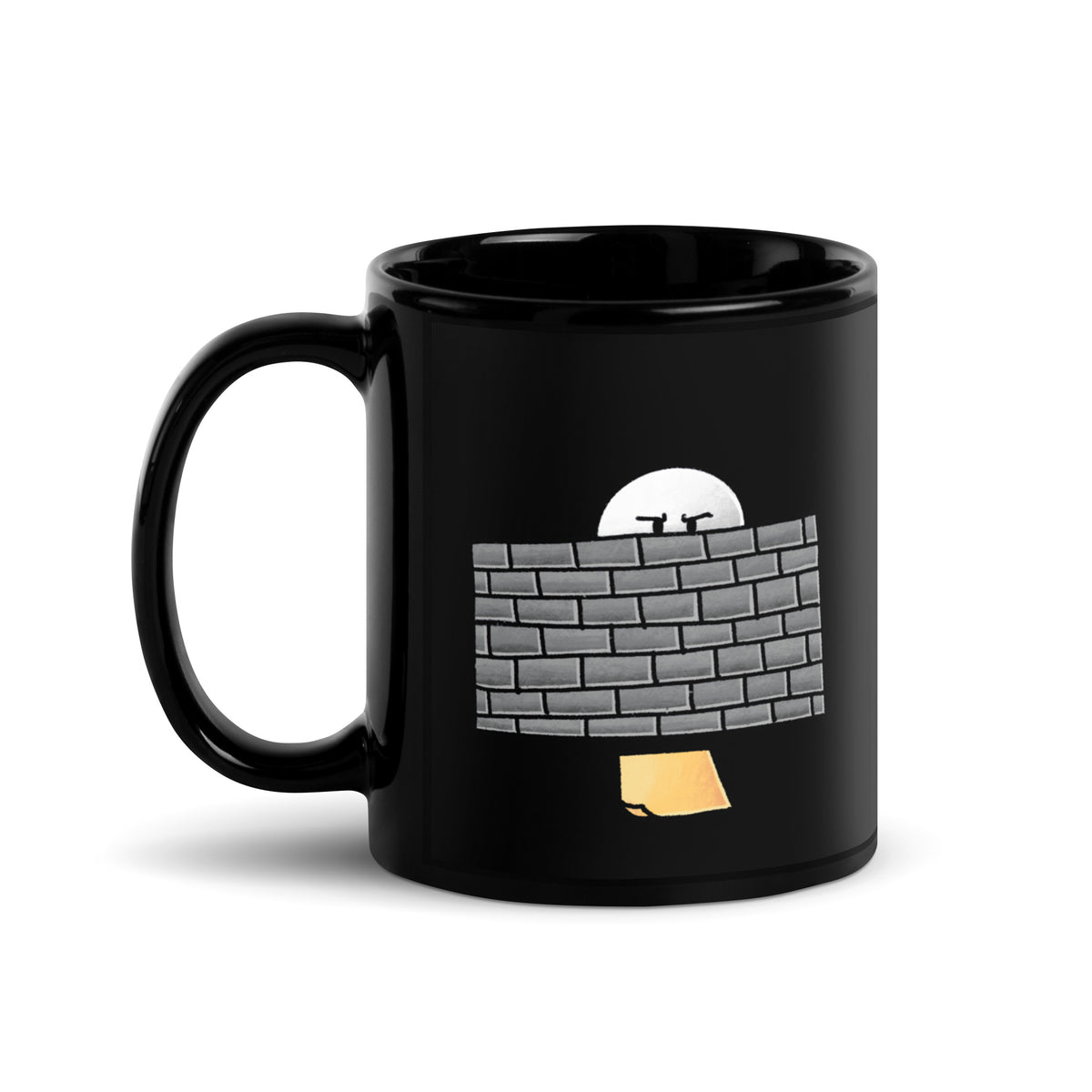 1.0: Stuck Mug — 11oz ceramic mug front, Anti-Planner design by Dani Donovan