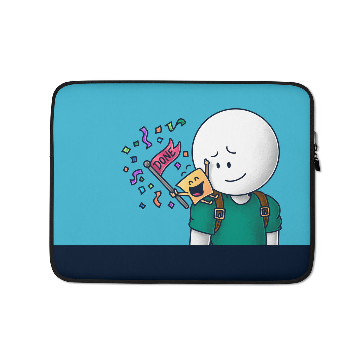 Laptop Sleeve (To Done!) — laptop sleeve front, Anti-Planner design by Dani Donovan