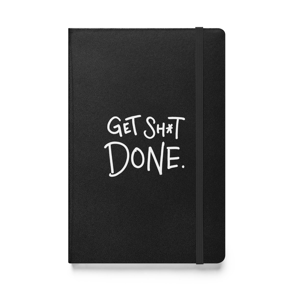 Hardcover Notebook (Get Shit Done) — notebook front cover, Anti-Planner design by Dani Donovan